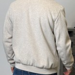 Мужской бомбер Loro Piana бежевого цвета