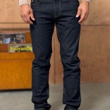 Мужские джинсы тёмно-синего цвета Loro Piana regular fit