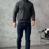 Утеплённая кофта Loro Piana zip-neck - Grey