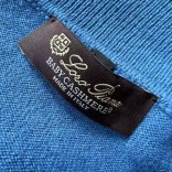 Мужская водолазка Loro Piana Premium - Lake Blue