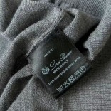 Поло с длинным рукавом Loro Piana Premium - Light Flower Gray