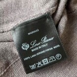Поло с длинным рукавом Loro Piana Premium - Gray Coffee