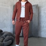 Мужские спортивные штаны Loro Piana monogram - Brown