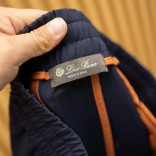 Мужские тёмно-синие штаны Loro Piana Premium