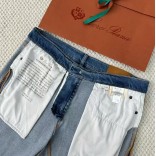 Мужские синие джинсы Loro Piana Premium