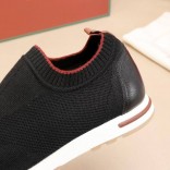 Мужские текстильные кроссовки Loro Piana Lp Flexy Active - Navy