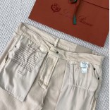 Мужские бежевые джинсы Loro Piana Premium