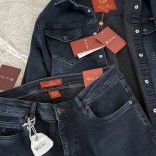 Мужские джинсы Loro Piana тёмно-синего цвета