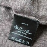 Поло с длинным рукавом Loro Piana Premium - Gray Coffee