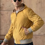 Мужская ветровка Loro Piana бежевого цвета