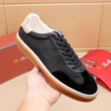 Мужские кроссовки Loro Piana Tennis Walk - Black