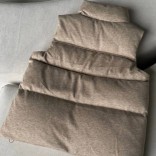 Женская бежевая жилетка Loro Piana premium