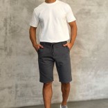 Мужские шорты Loro Piana серого цвета