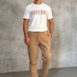 Мужские бежевые штаны Loro Piana