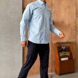 Мужские брюки Loro Piana тёмно-синего цвета Мужские брюки Loro Piana тёмно-синего цвета