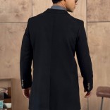 Мужское пальто чёрного цвета Loro Piana