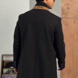 Мужское пальто чёрного цвета Loro Piana