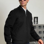 Мужской бомбер Loro Piana чёрного цвета