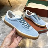 Мужские замшевые кроссовки Loro Piana Tennis Walk