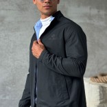 Двусторонняя ветровка Loro Piana - Black / Blue