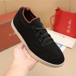 Мужские кроссовки Loro Piana Soho Walk - Black