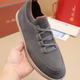 Мужские кроссовки Loro Piana Soho Walk - Grey
