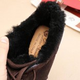 Кроссовки с мехом Loro Piana Newport Walk - Brown