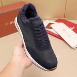 Кроссовки с мехом Loro Piana Week End Walk Evo