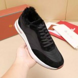 Кроссовки с мехом Loro Piana Week End Walk Evo