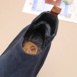 Замшевые ботинки с мехом Loro Piana