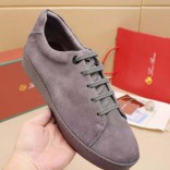 Мужские замшевые кроссовки Loro Piana