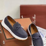 Женские замшевые лоферы Loro Piana