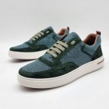 Комбинированные кроссовки Loro Piana Newport - Green