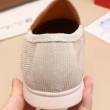 Мужские лоферы Loro Piana Summer Walk - Beige