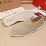 Мужские замшевые лоферы Loro Piana Summer Walk