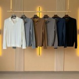 Поло с длинным рукавом Loro Piana Premium - Beige