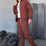 Мужские спортивные штаны Loro Piana monogram - Brown