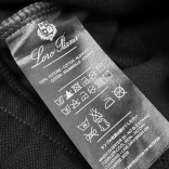 Спортивные штаны Loro Piana logo-embroidered - Black