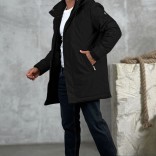 Парка чёрного цвета Loro Piana logo-patch