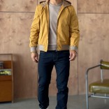 Мужская ветровка Loro Piana бежевого цвета