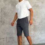 Мужские шорты Loro Piana серого цвета