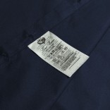 Мужская тёмно-синяя рубашка Loro Piana logo-embroidered