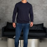 Мужской тёмно-синий джемпер Loro Piana