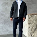 Двусторонняя ветровка Loro Piana - Black / Blue