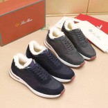 Кроссовки с мехом Loro Piana Week End Walk Evo