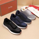 Кроссовки с мехом Loro Piana Week End Walk Evo