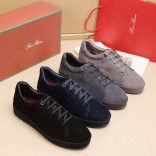 Мужские замшевые кроссовки Loro Piana