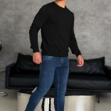 Мужской чёрный джемпер Loro Piana Мужской чёрный джемпер Loro Piana