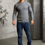 Мужской свитер Loro Piana premium - Dark Grey