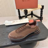 Мужские кроссовки Loro Piana Week End Walk - Brown